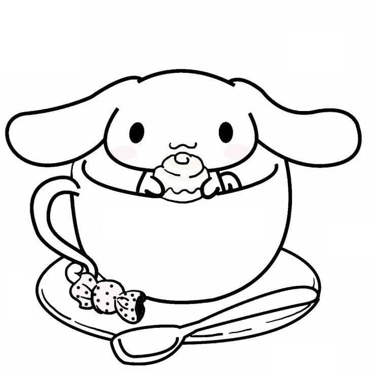 Dessin à colorier: Cinnamoroll (Animé et Manga) #212248 - Coloriages à Imprimer Gratuits