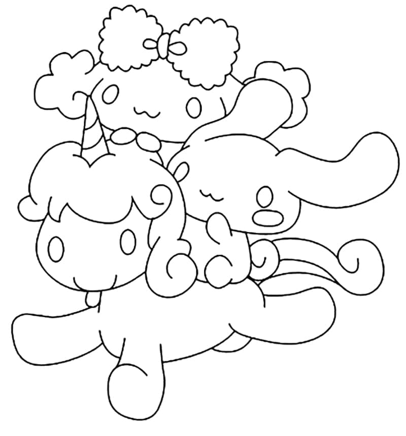 Coloriage gratuit Cinnamoroll #212259 de la collection Animé et Manga à imprimer