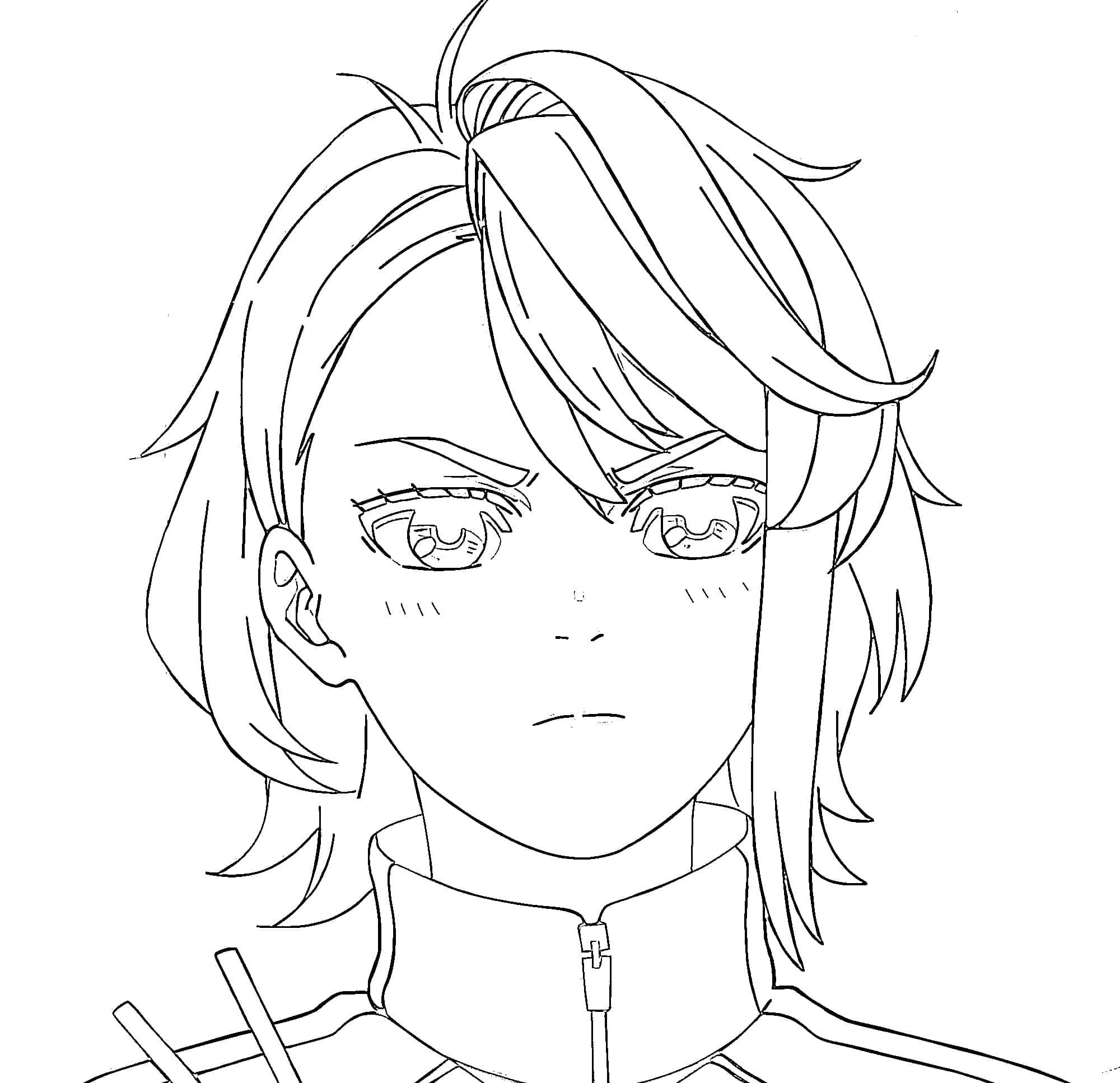 Coloriage gratuit Dandadan #217976 de la collection Animé et Manga à imprimer