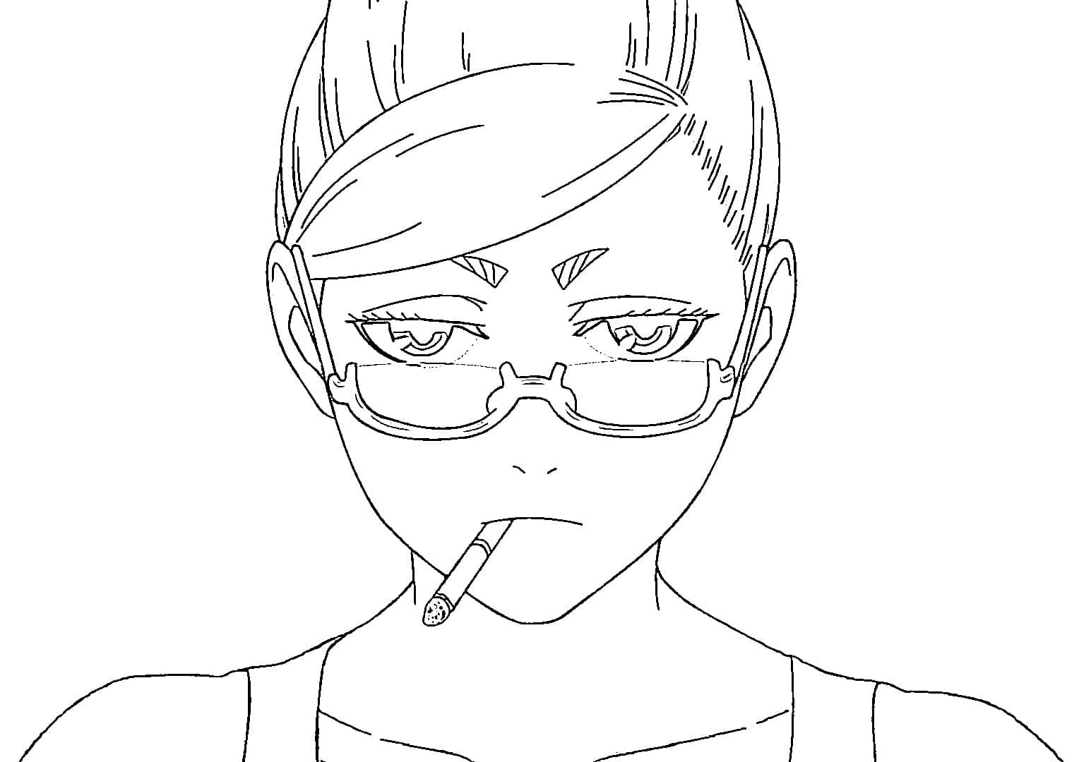 Dessin à colorier: Dandadan (Animé et Manga) #217990 - Coloriages à Imprimer Gratuits