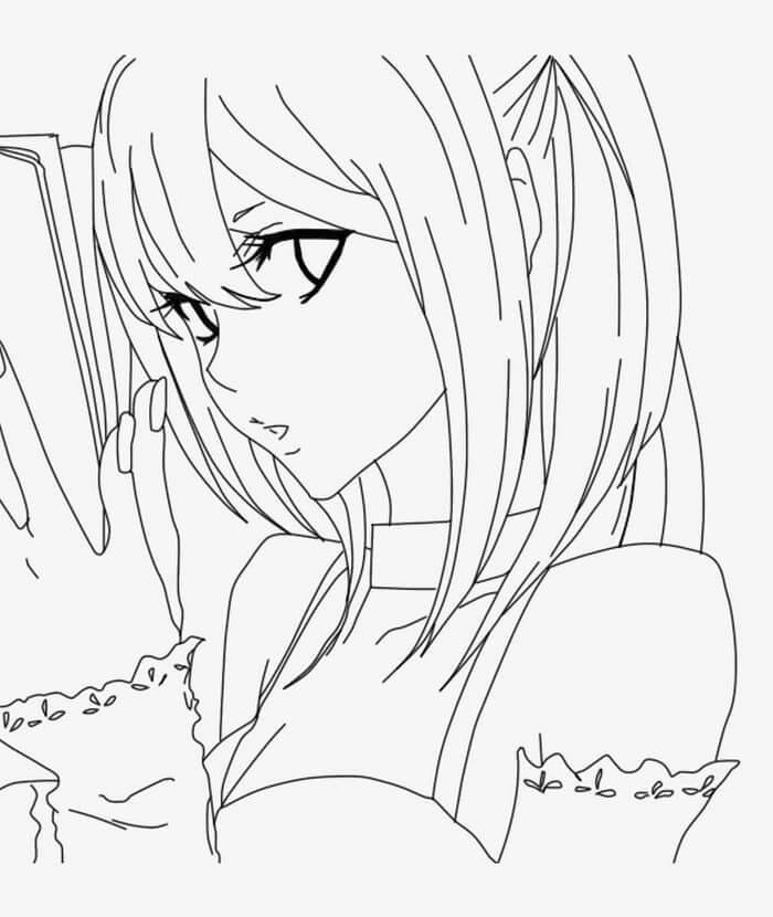 Joli coloriage Death Note #183139 de la collection Animé et Manga, prêt à imprimer pour petits et grands