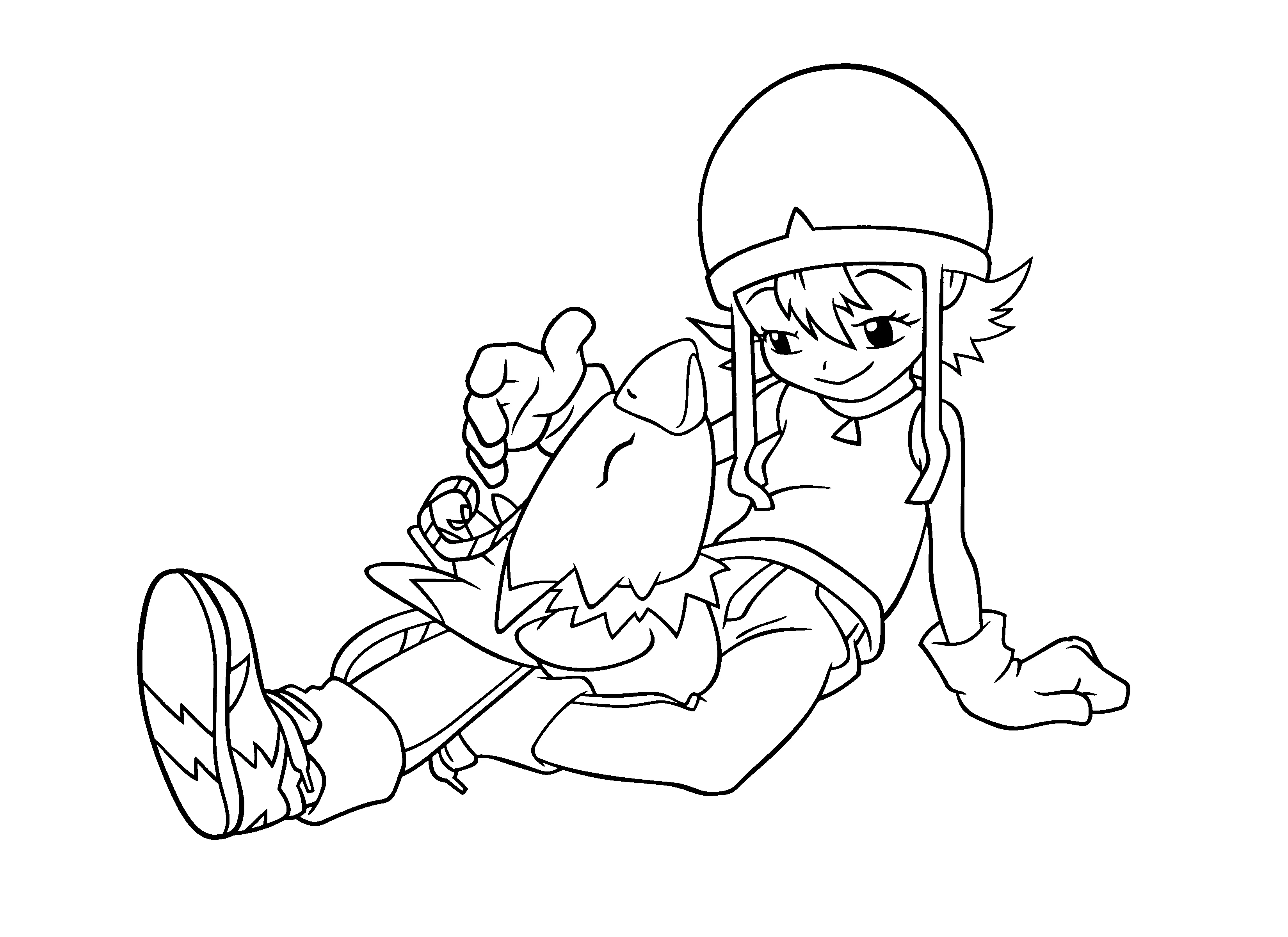 Coloriage gratuit pour enfants et adultes Digimon #51448, collection Animé et Manga Coloriage gratuit pour enfants et adultes Digimon #51448, collection Animé et Manga