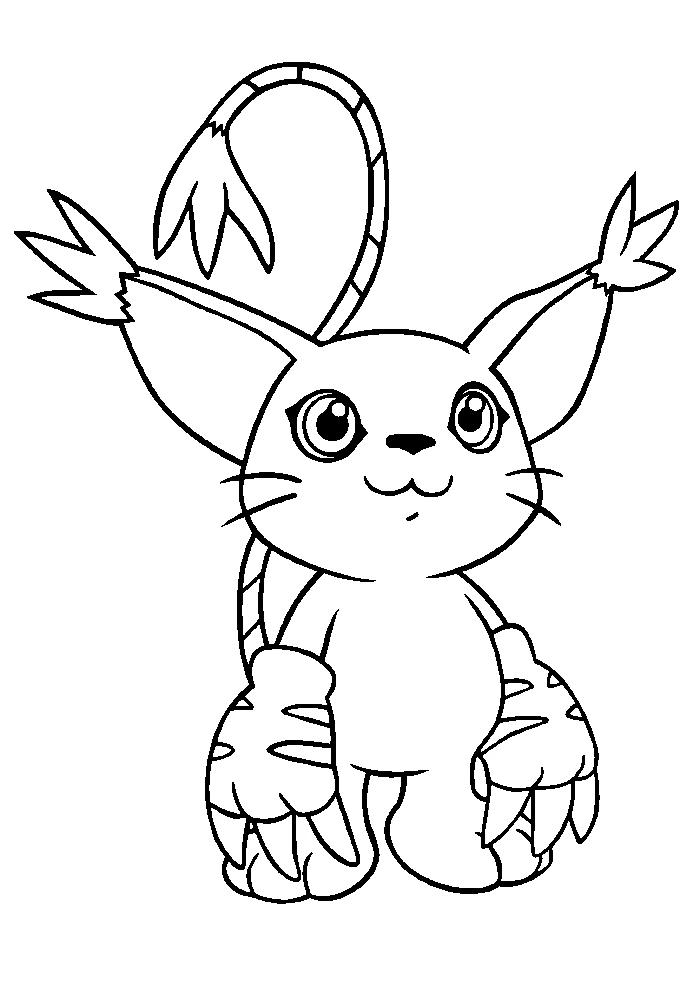 Coloriage gratuit Digimon #51499 de la collection Animé et Manga à imprimer