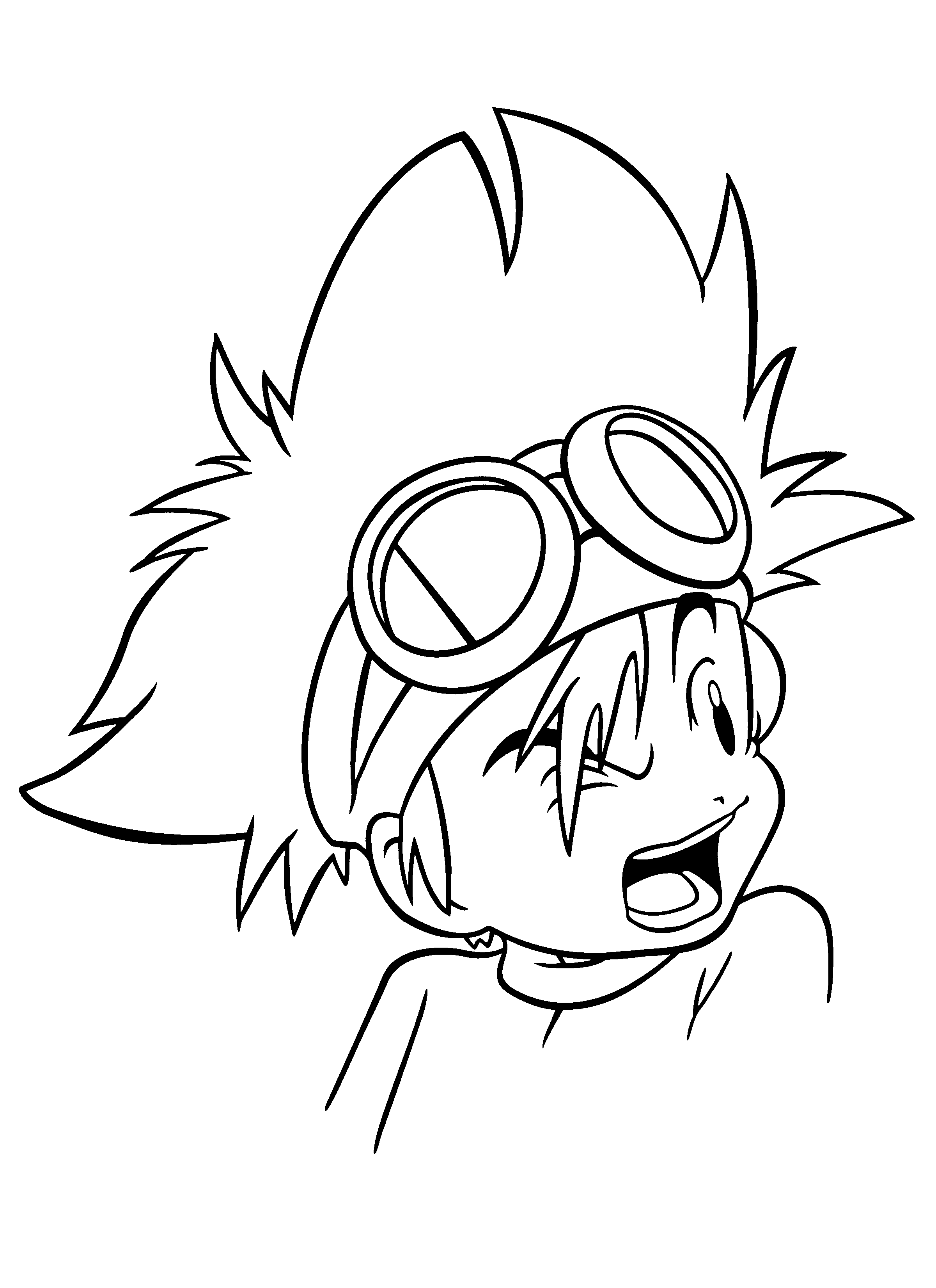 Coloriage imprimable Digimon #51520 de la collection Animé et Manga à colorier aux crayons