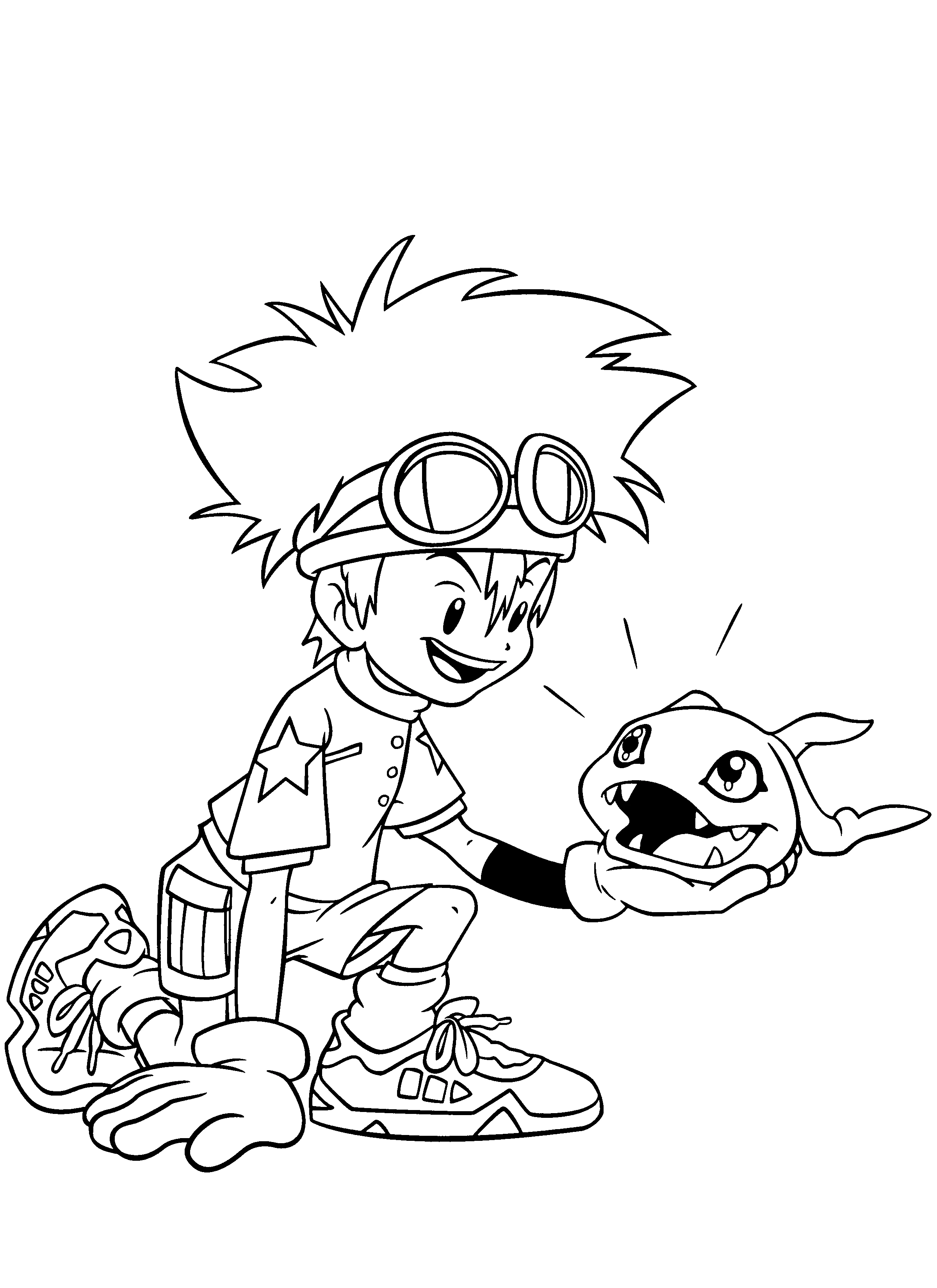 Coloriage à imprimer Digimon #51532 de la série Animé et Manga, gratuit pour enfants et adultes
