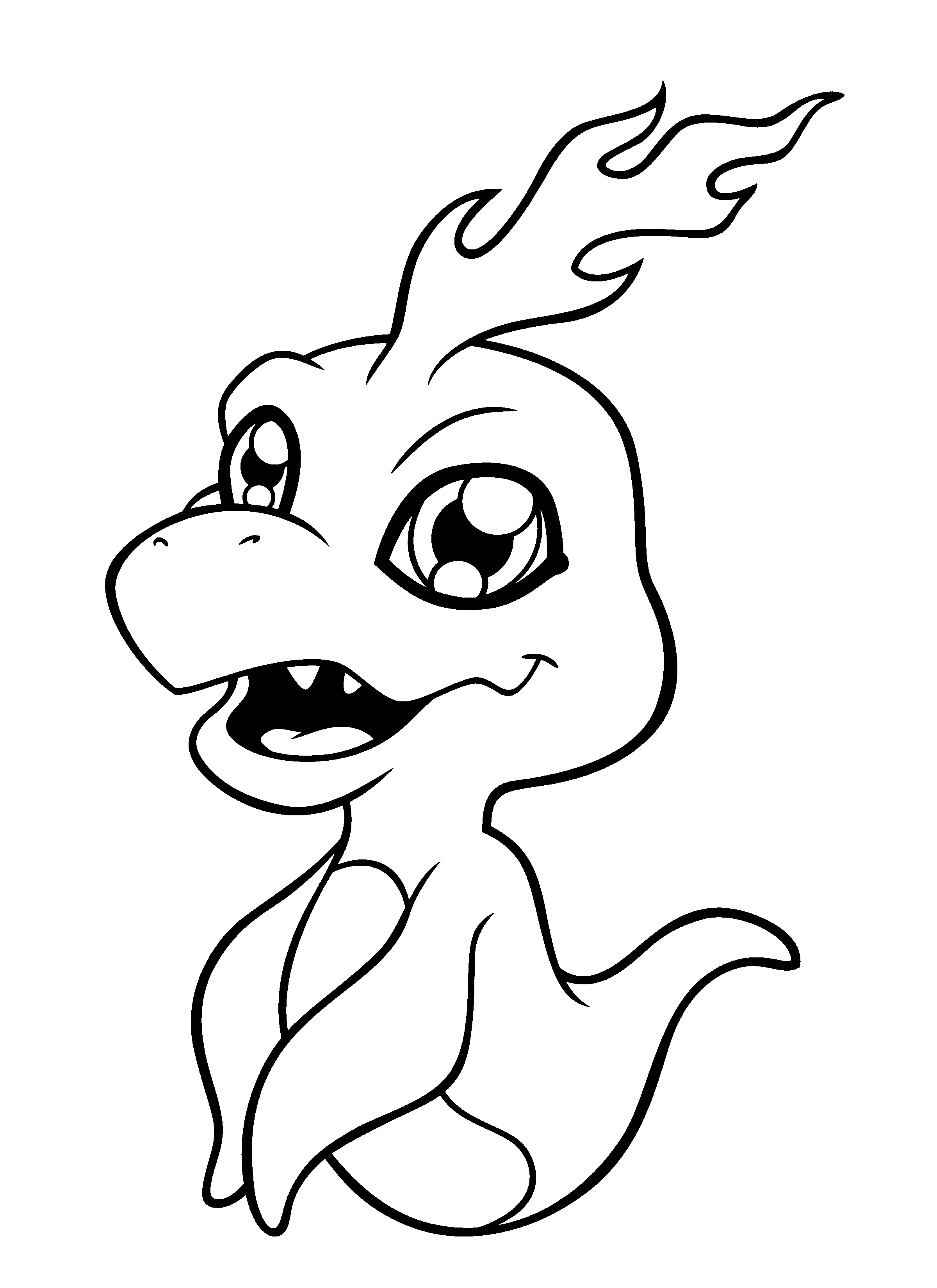 Coloriage gratuit pour enfants et adultes Digimon #51544, collection Animé et Manga