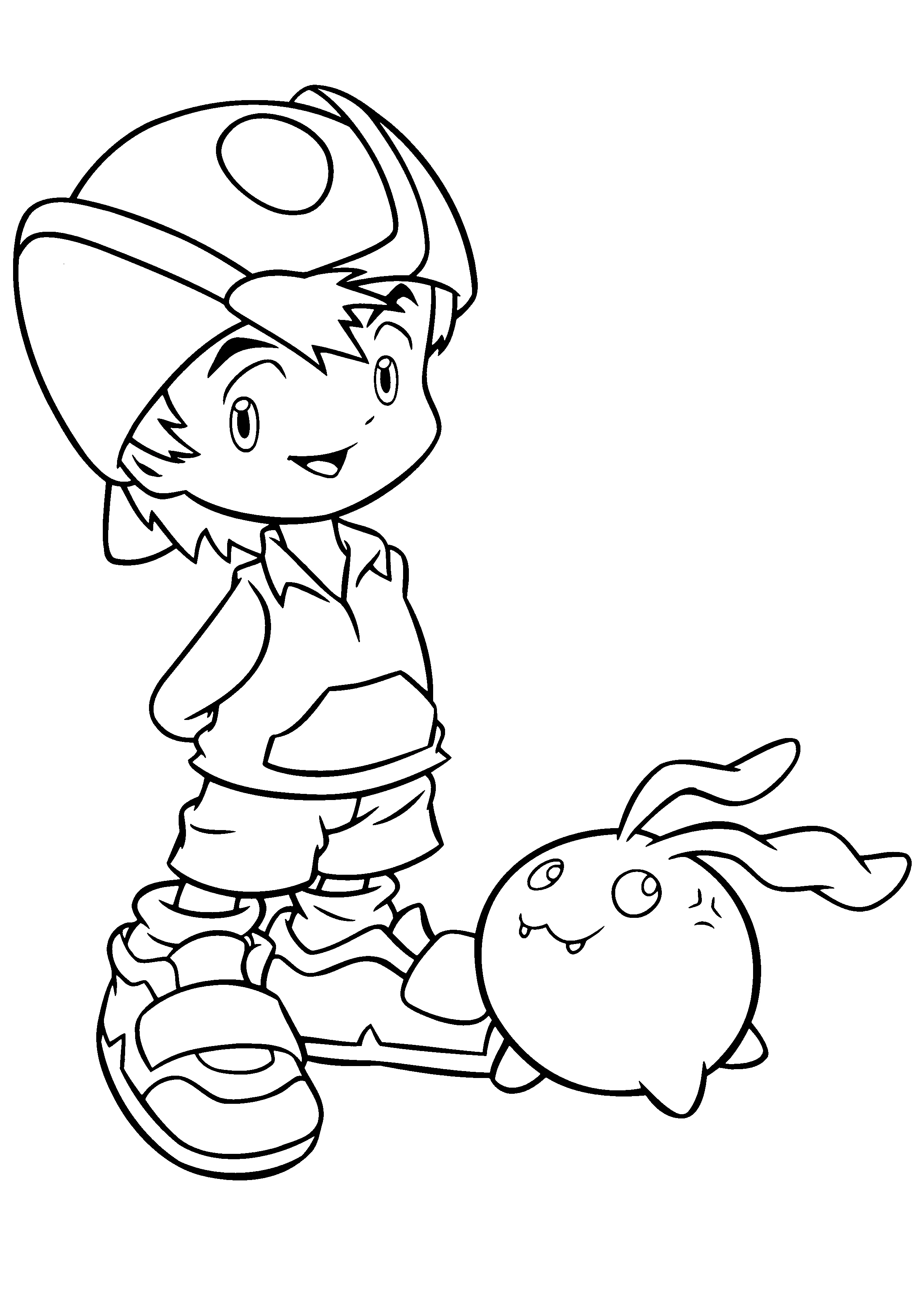 Coloriage gratuit Digimon #51564 de la collection Animé et Manga à imprimer