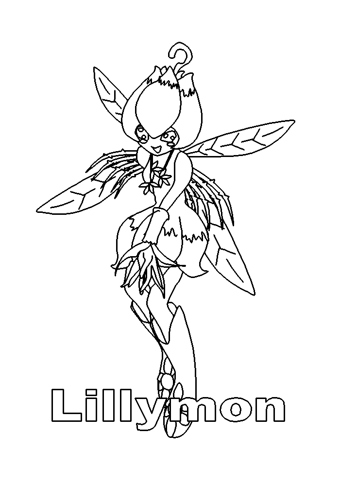 Illustration au trait Digimon #51577 de la collection Animé et Manga à colorier gratuitement