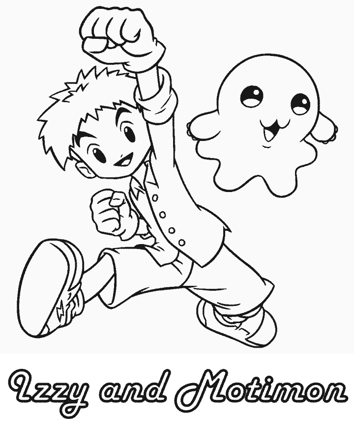 Dessin à colorier Digimon #51722 issu de la collection Animé et Manga, prêt à imprimer Dessin à colorier Digimon #51722 issu de la collection Animé et Manga, prêt à imprimer
