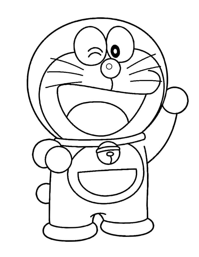 Dessin à colorier: Doraemon (Animé et Manga) #208730 - Coloriages à Imprimer Gratuits