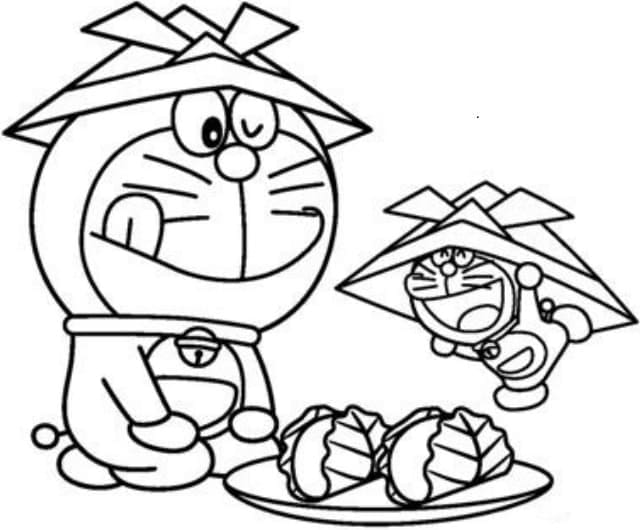 Coloriage gratuit Doraemon #208767 de la collection Animé et Manga à imprimer