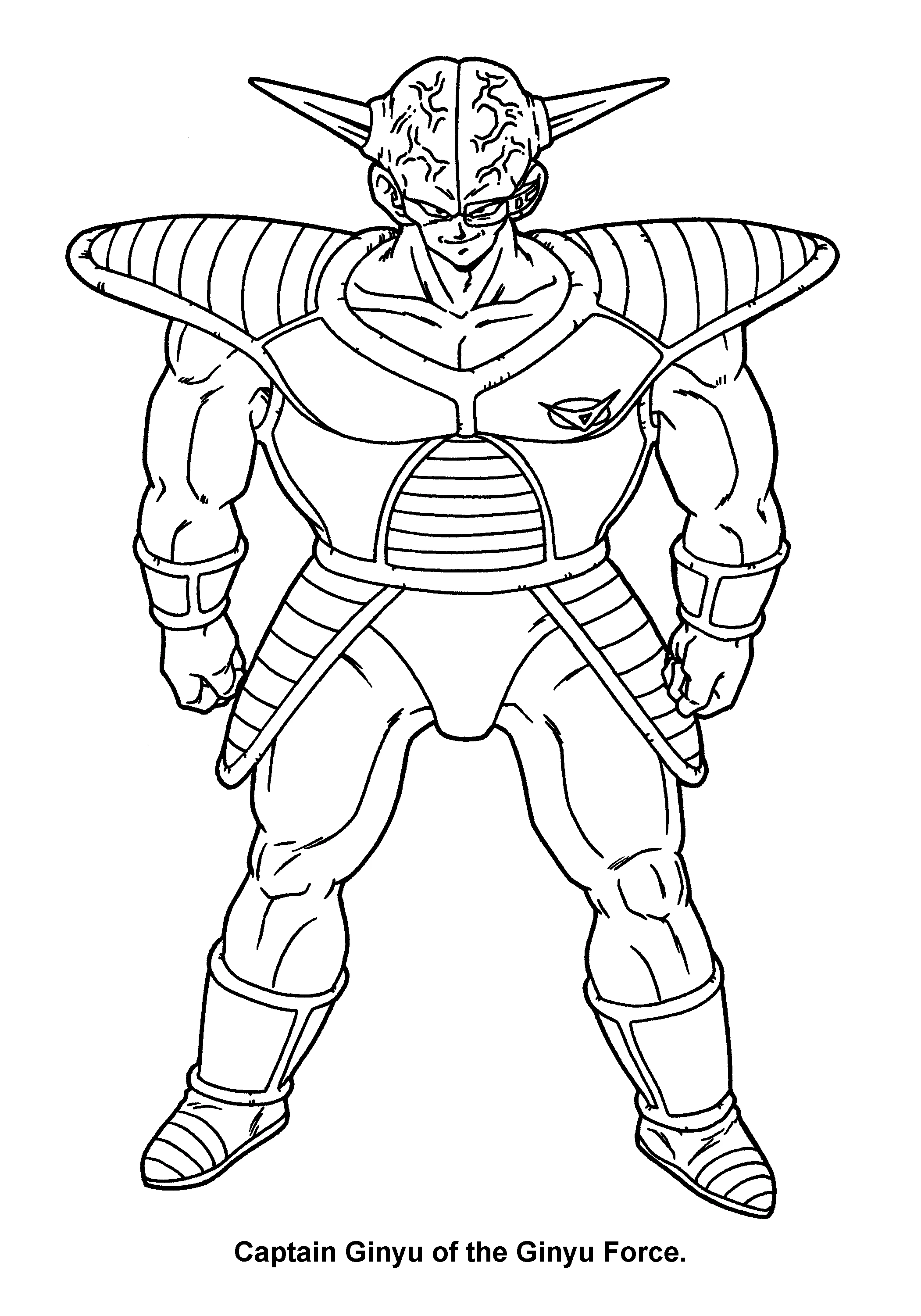 Coloriage à imprimer Dragon Ball Z #38475 de la série Animé et Manga, gratuit pour enfants et adultes