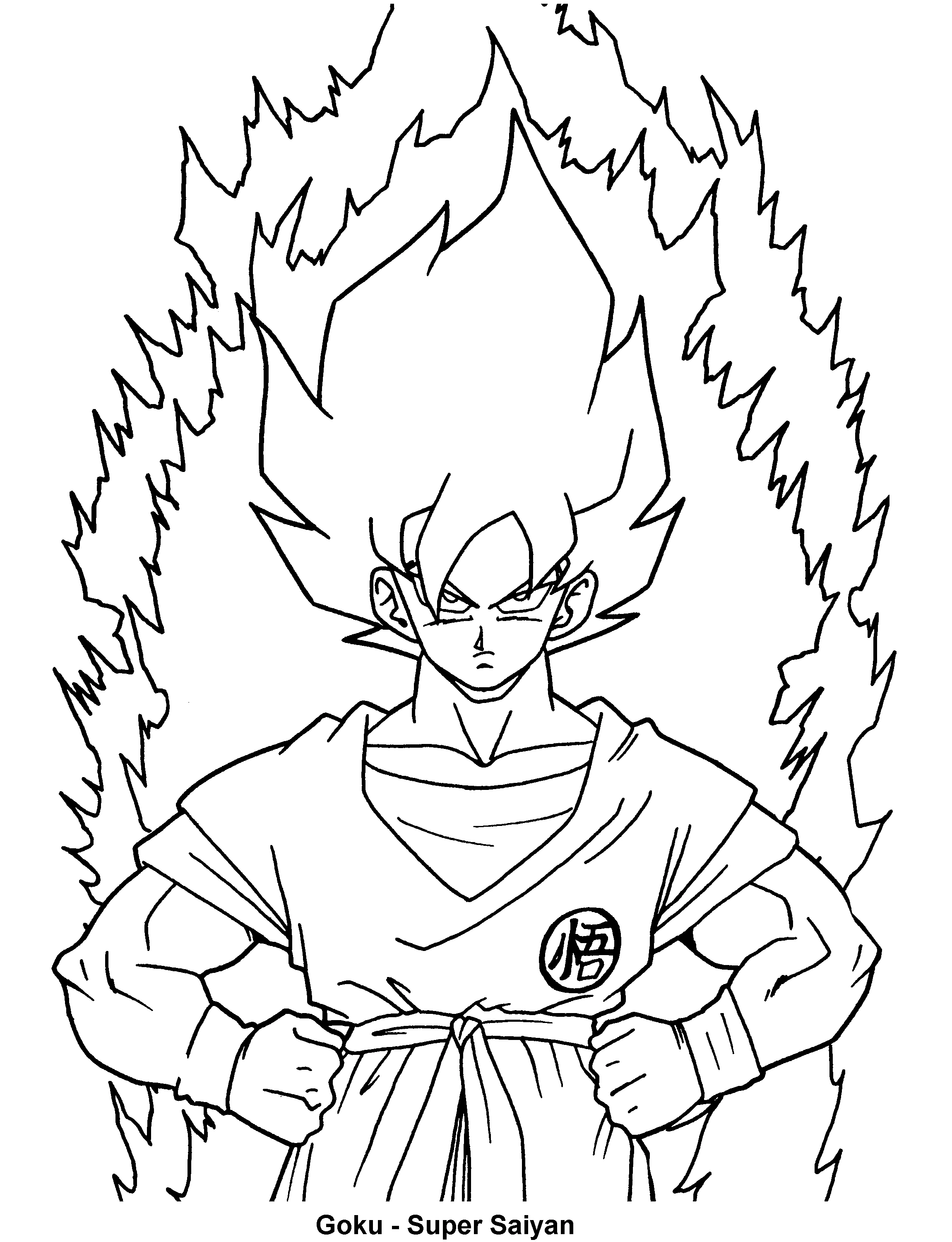 Dessin à colorier: Dragon Ball Z (Animé et Manga) #38476 - Coloriages à Imprimer Gratuits