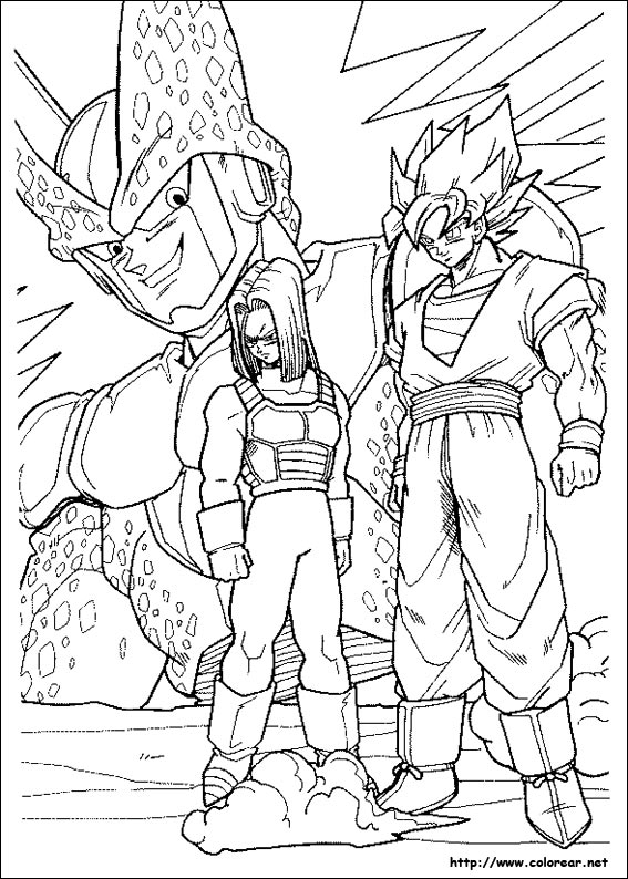 Joli coloriage Dragon Ball Z #38483 de la collection Animé et Manga, prêt à imprimer pour petits et grands