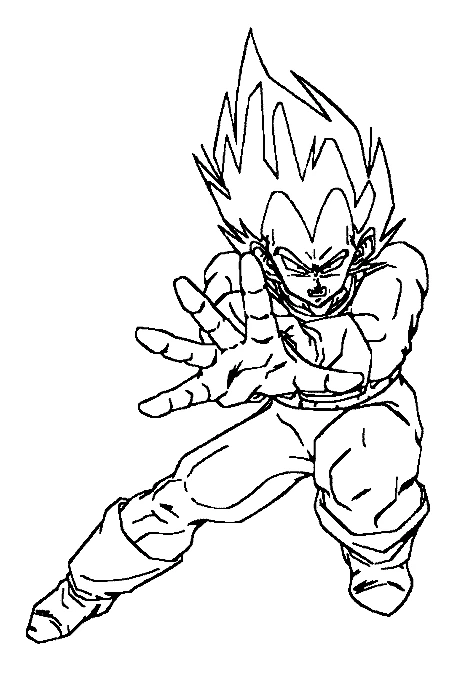 Page de coloriage Dragon Ball Z #38511, collection Animé et Manga, à imprimer et colorier