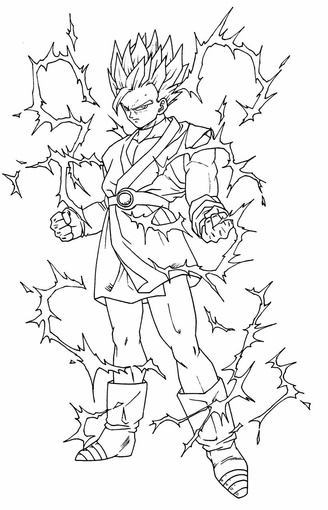 Illustration au trait Dragon Ball Z #38517 de la collection Animé et Manga à colorier gratuitement Illustration au trait Dragon Ball Z #38517 de la collection Animé et Manga à colorier gratuitement