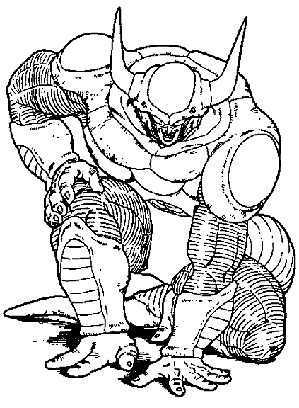 Coloriage gratuit Dragon Ball Z #38532 de la collection Animé et Manga à imprimer