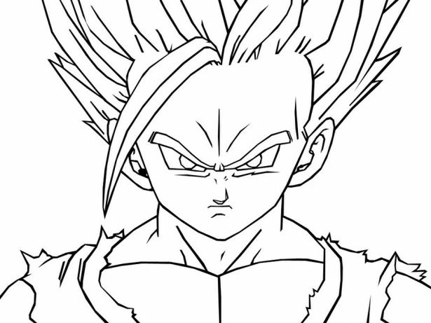 Dessin à colorier: Dragon Ball Z (Animé et Manga) #38546 - Coloriages à Imprimer Gratuits