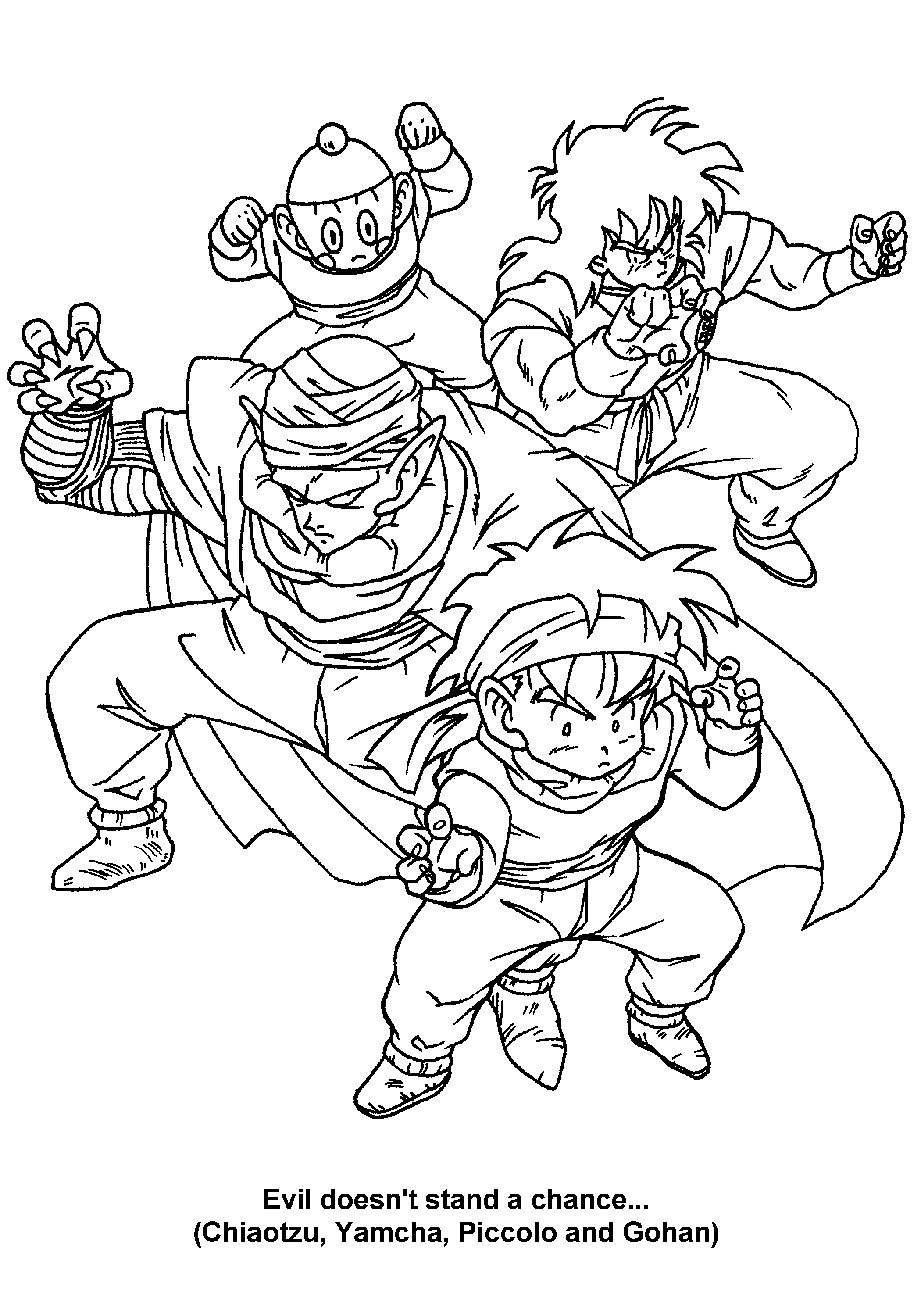 Coloriage gratuit Dragon Ball Z #38547 de la collection Animé et Manga à imprimer