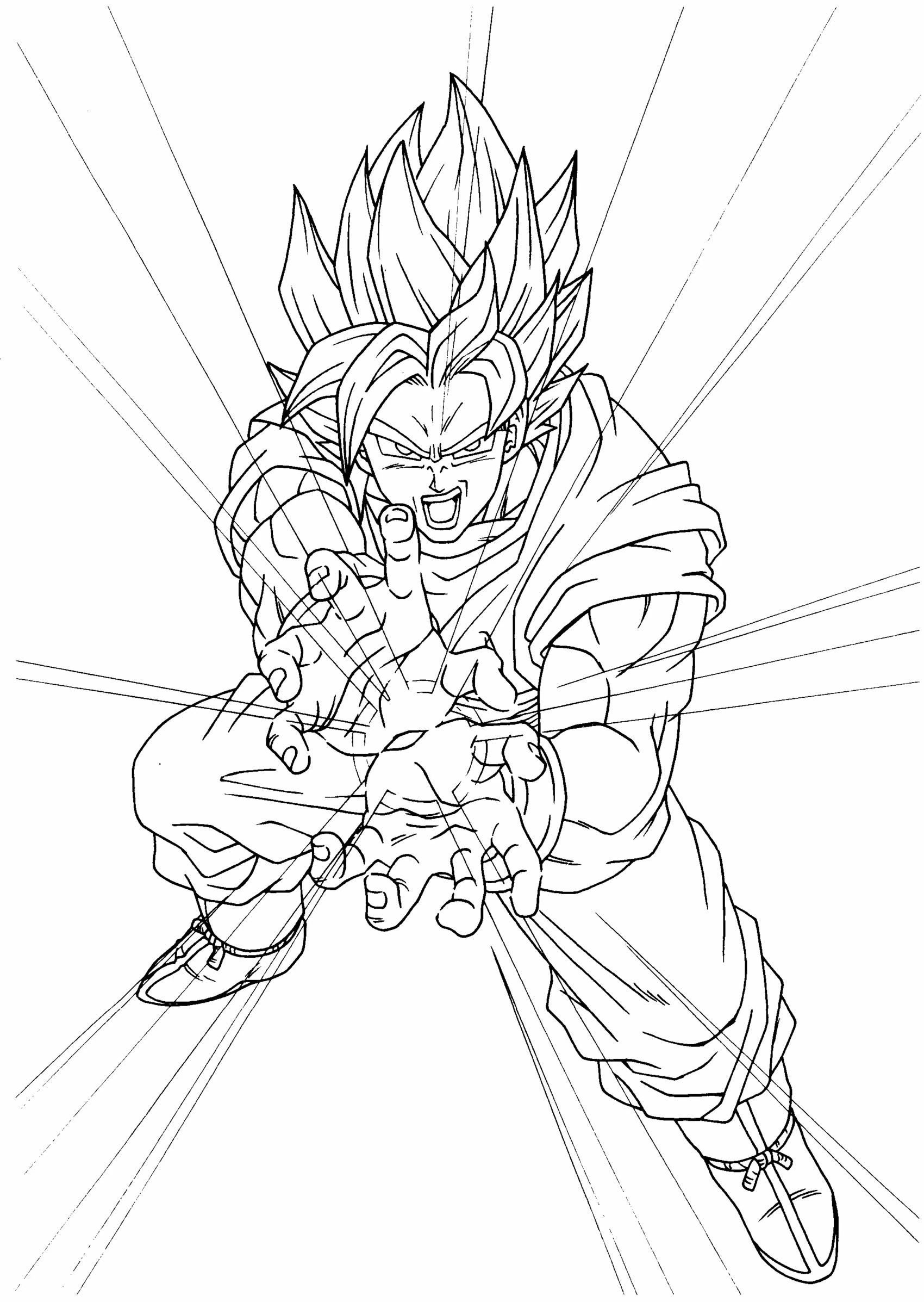 Dessin à colorier: Dragon Ball Z (Animé et Manga) #38554 - Coloriages à Imprimer Gratuits