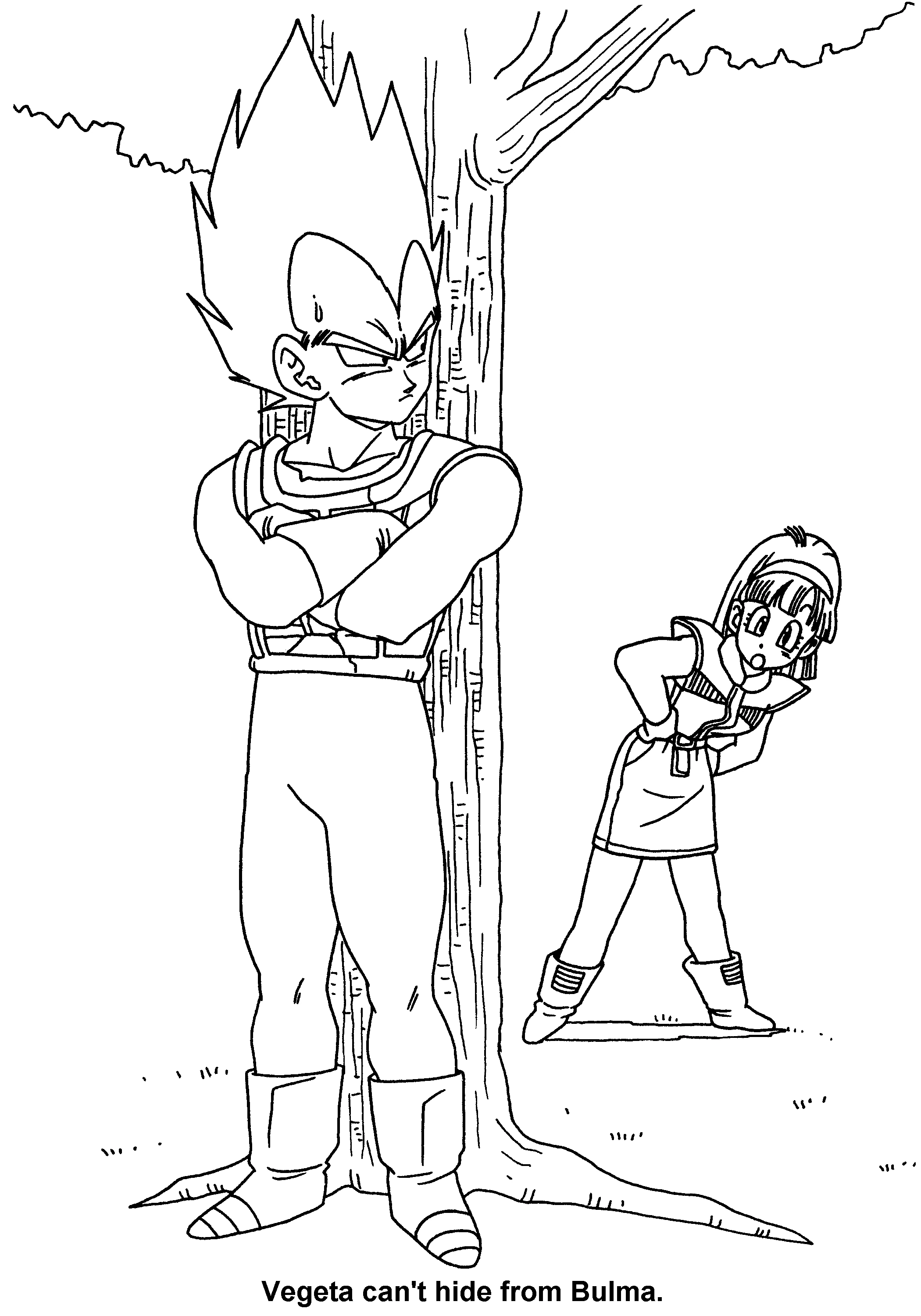 Coloriage à imprimer Dragon Ball Z #38570 de la série Animé et Manga, gratuit pour enfants et adultes
