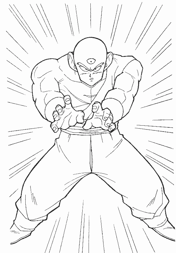 Dessin Dragon Ball Z #38577 à colorier de la série Animé et Manga, gratuit à télécharger et imprimer