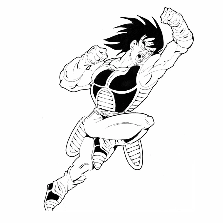 Joli coloriage Dragon Ball Z #38585 de la collection Animé et Manga, prêt à imprimer pour petits et grands
