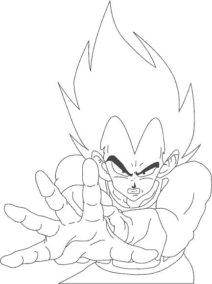 Coloriage gratuit Dragon Ball Z #38593 de la collection Animé et Manga à imprimer