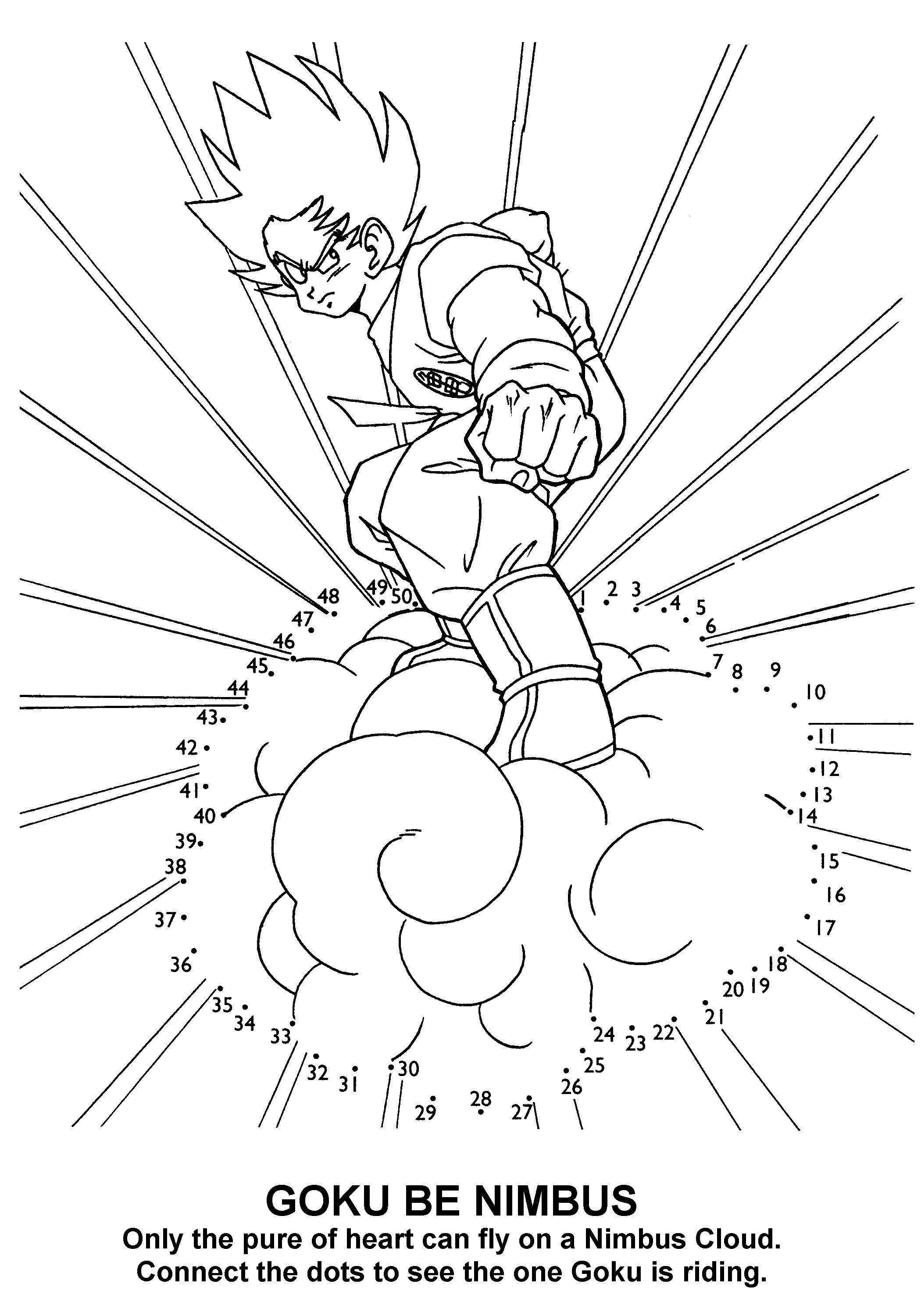 Coloriage imprimable Dragon Ball Z #38605 de la collection Animé et Manga à colorier aux crayons