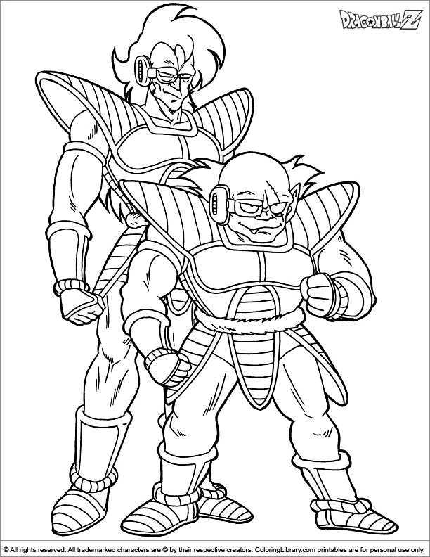 Coloriage gratuit pour enfants et adultes Dragon Ball Z #38608, collection Animé et Manga