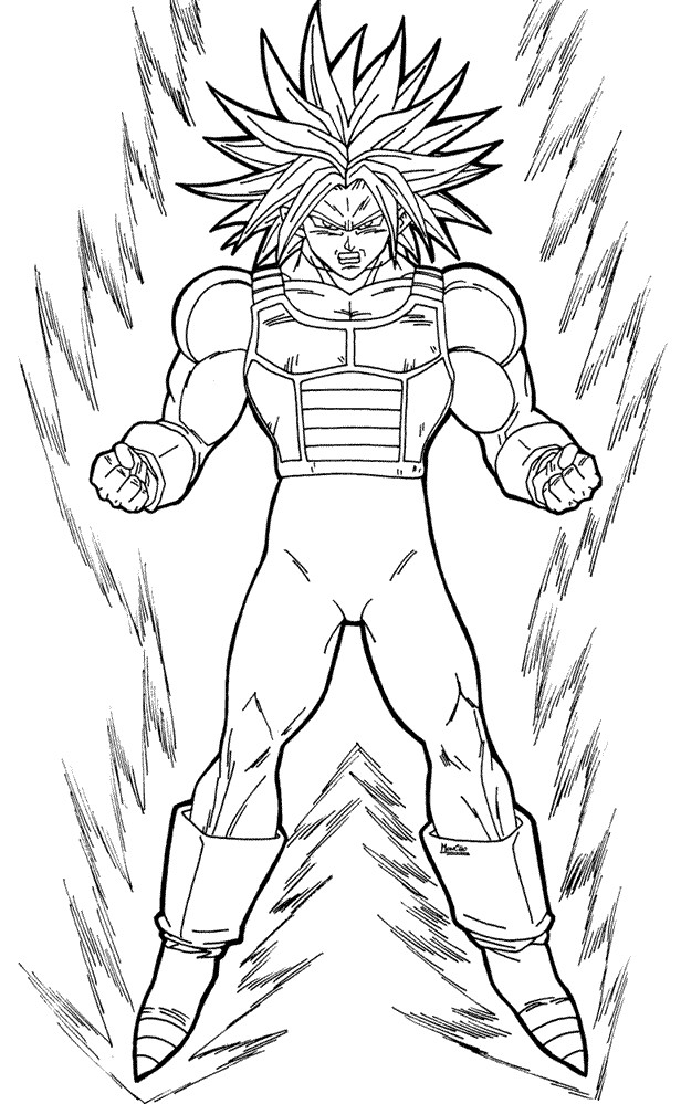 Coloriage gratuit Dragon Ball Z #38625 de la collection Animé et Manga à imprimer