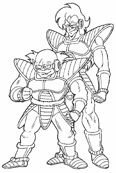 Coloriage gratuit Dragon Ball Z #38654 de la collection Animé et Manga à imprimer