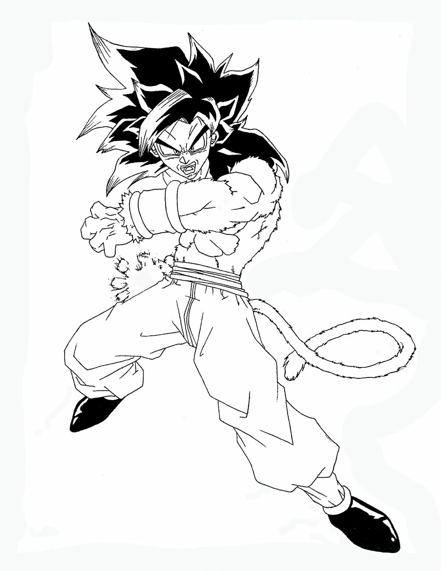 Dessin Dragon Ball Z #38670 à colorier de la série Animé et Manga, gratuit à télécharger et imprimer