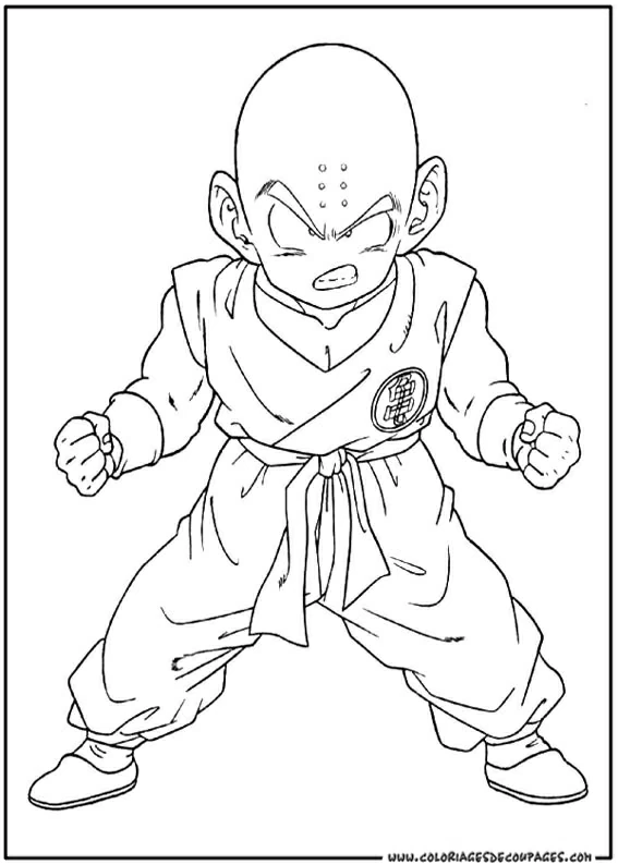 Coloriage gratuit pour enfants et adultes Dragon Ball Z #38689, collection Animé et Manga