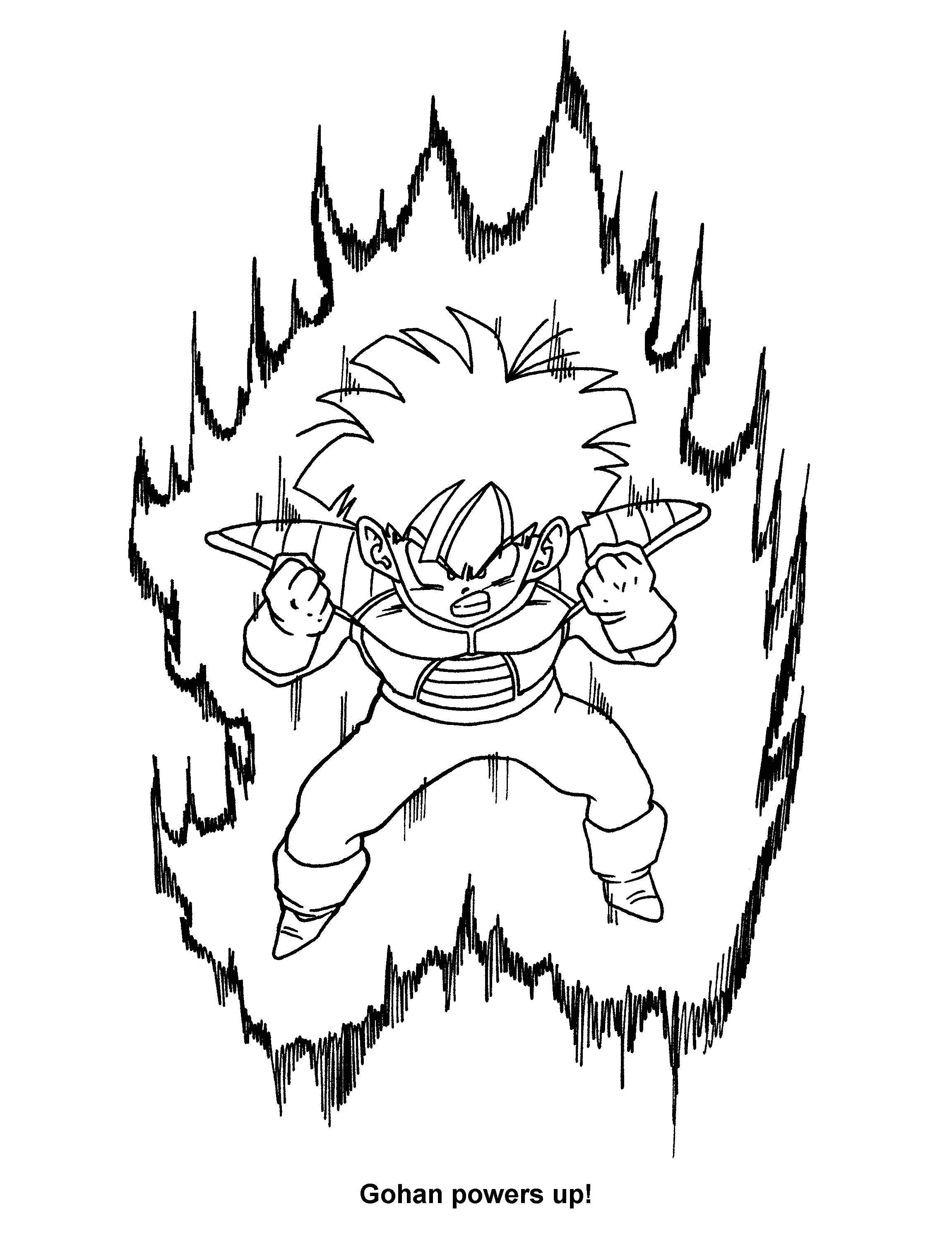 Dessin à colorier: Dragon Ball Z (Animé et Manga) #38708 - Coloriages à Imprimer Gratuits