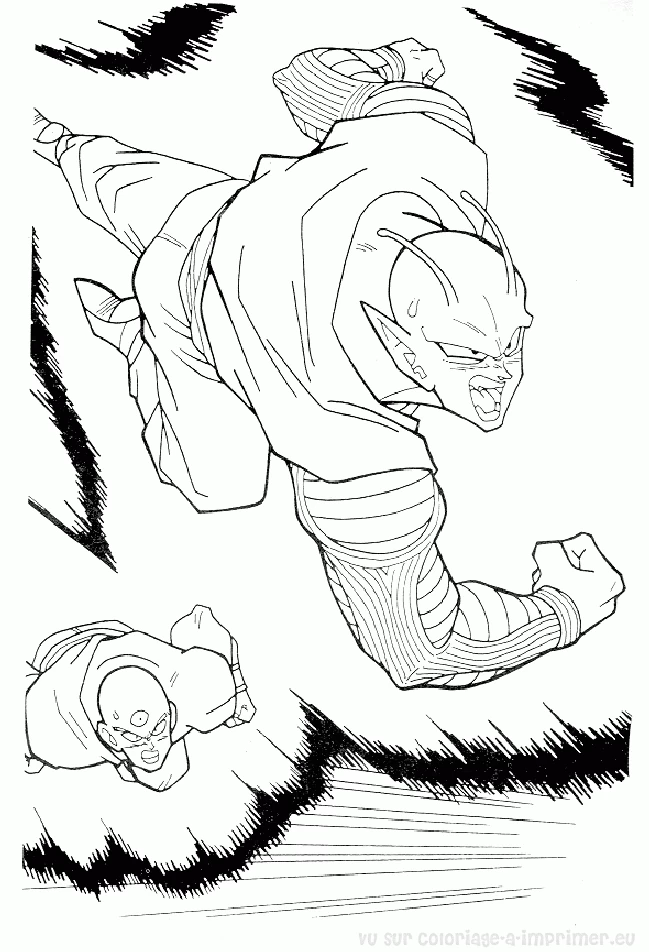 Coloriage gratuit pour enfants et adultes Dragon Ball Z #38746, collection Animé et Manga