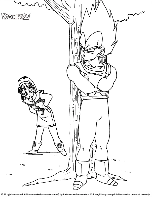 Page de coloriage Dragon Ball Z #38750, collection Animé et Manga, à imprimer et colorier
