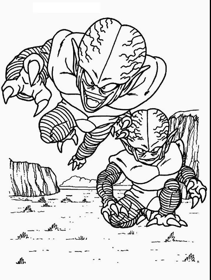 Coloriage gratuit Dragon Ball Z #38783 de la collection Animé et Manga à imprimer