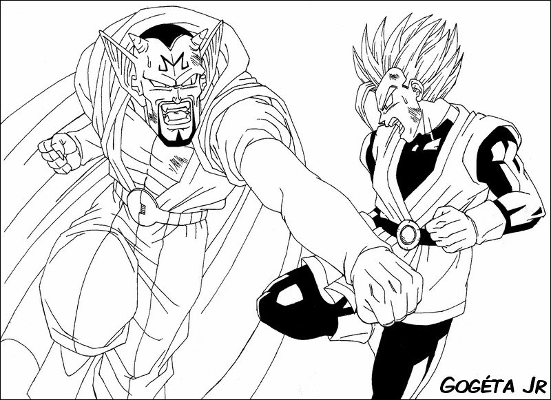Coloriage gratuit Dragon Ball Z #38811 de la collection Animé et Manga à imprimer