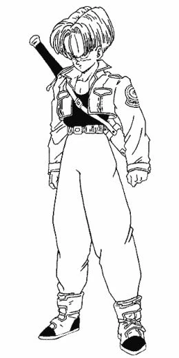 Illustration au trait Dragon Ball Z #38812 de la collection Animé et Manga à colorier gratuitement
