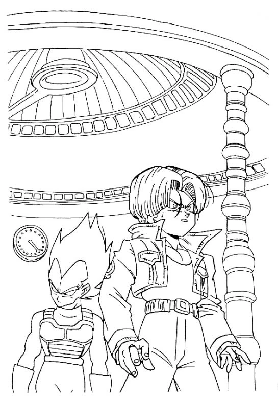 Coloriage gratuit Dragon Ball Z #38854 de la collection Animé et Manga à imprimer