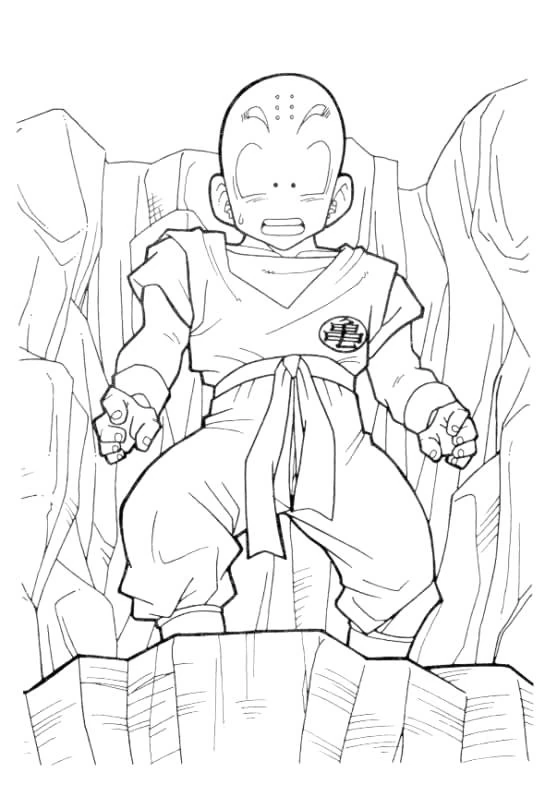 Coloriage Dragon Ball Z #38859 à imprimer gratuitement, extrait de la collection Animé et Manga