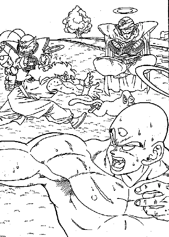 Joli coloriage Dragon Ball Z #38868 de la collection Animé et Manga, prêt à imprimer pour petits et grands