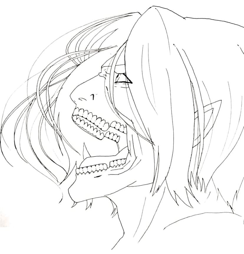 Coloriage gratuit Eren Yeager #191753 de la collection Animé et Manga à imprimer