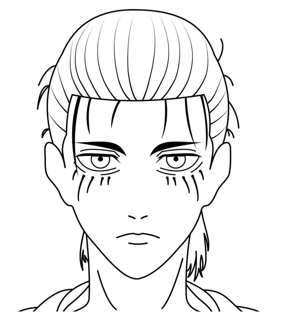 Coloriage gratuit Eren Yeager #191757 de la collection Animé et Manga à imprimer