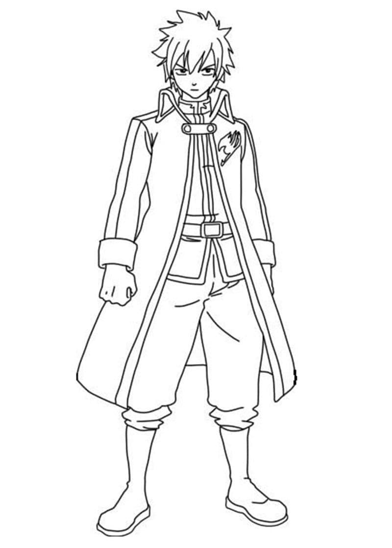 Coloriage gratuit Fairy Tail #176051 de la collection Animé et Manga à imprimer