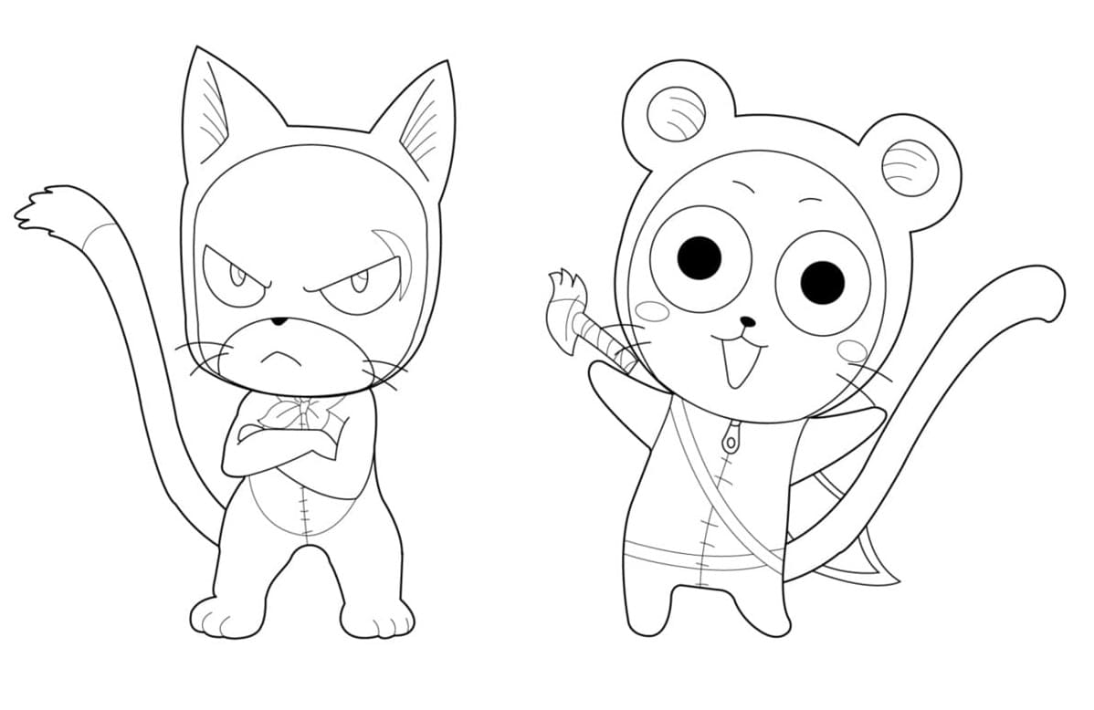 Coloriage gratuit Fairy Tail #176080 de la collection Animé et Manga à imprimer