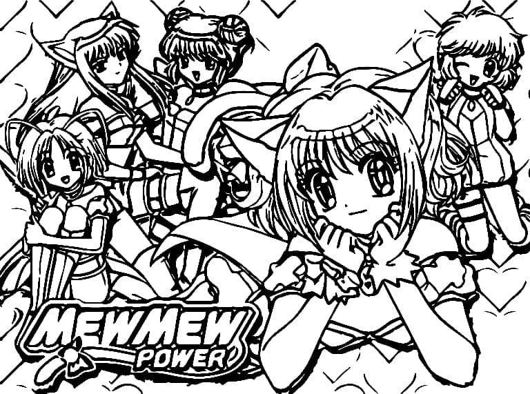 Coloriage gratuit Glitter Force #211740 de la collection Animé et Manga à imprimer