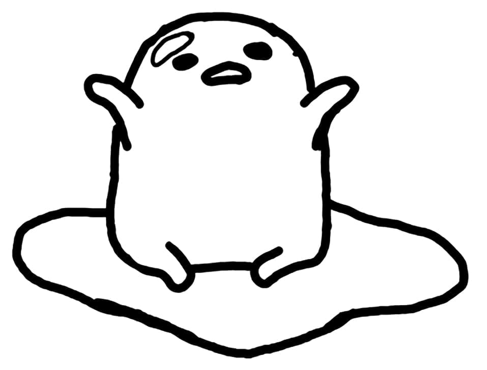 Coloriage gratuit Gudetama #186808 de la collection Animé et Manga à imprimer