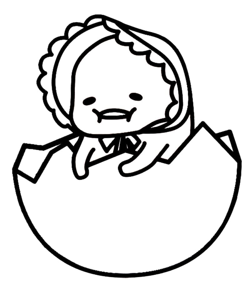 Dessin à colorier: Gudetama (Animé et Manga) #186809 - Coloriages à Imprimer Gratuits